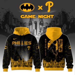 Philadelphia Phillies x Batman Night Game Special Edition Unisex Hoodie