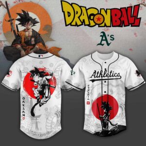 Oakland Athletics x Dragon Ball Japanese Style Special Edition Jersey