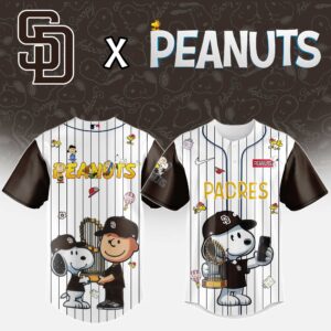 San Diego Padres x Peanuts Snoopy And The Commissioner's Trophy Special Edition Jersey