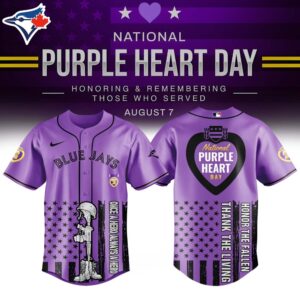 Toronto Blue Jays x National Purple Heart Day Special Edition Jersey
