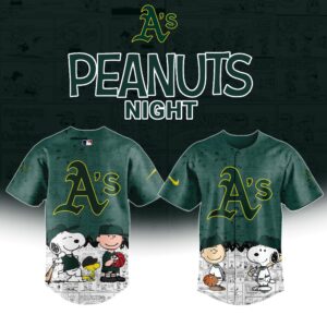 Oakland Athletics x Peanuts Snoopy Special Edition Jersey