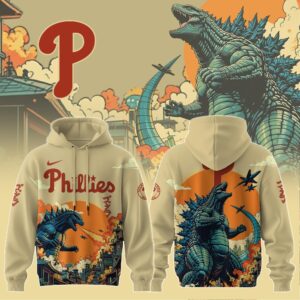 Philadelphia Phillies x Godzilla Kaiju Special Edition Unisex Hoodie