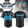 Miami Marlins x Disney Mickey Mouse Night Game Personalized Custom Jersey