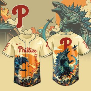 Philadelphia Phillies x Godzilla Kaiju Special Edition Jersey