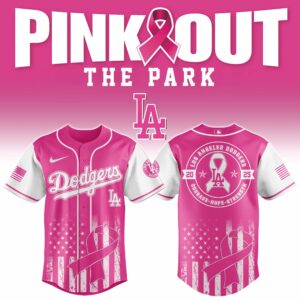 Los Angeles Dodgers x Pink Out Breast Cancer Special Edition Jersey