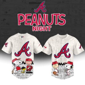 Atlanta Braves x Peanuts Snoopy Special Edition Jersey