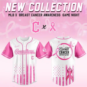 Cleveland Guardians x Breast Cancer Awareness V2 Special Edition Jersey