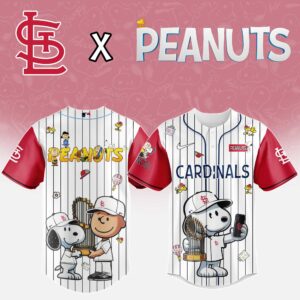 St. Louis Cardinals x Peanuts Snoopy And The Commissioner's Trophy Special Edition Jersey