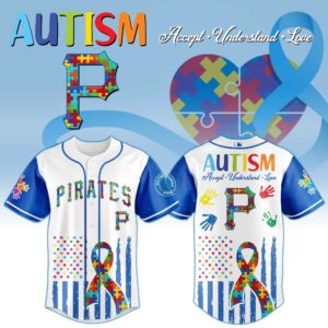 Pittsburgh Pirates x Autism Awareness Special Edition Jersey