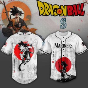 Seattle Mariners x Dragon Ball Japanese Style Special Edition Jersey