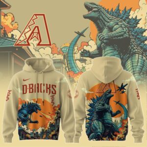 Arizona Diamondbacks x Godzilla Kaiju Special Edition Unisex Hoodie