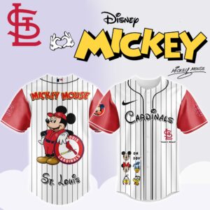 St. Louis Cardinals x Disney Mickey Mouse Special Edition Jersey