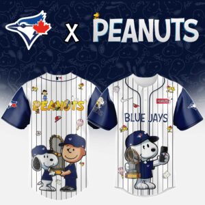 Toronto Blue Jays x Peanuts Snoopy And The Commissioner's Trophy Special Edition Jersey