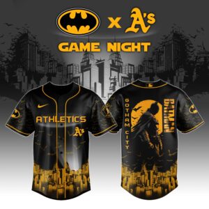 Oakland Athletics x Batman Night Game Special Edition Jersey