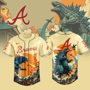 Atlanta Braves x Godzilla Kaiju Special Edition Jersey
