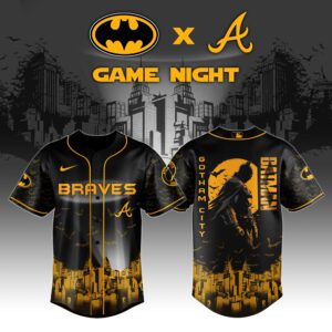 Atlanta Braves x Batman Night Game Special Edition Jersey