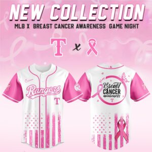 Texas Rangers x Breast Cancer Awareness V2 Special Edition Jersey