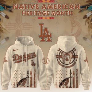 Los Angeles Dodgers x Native American Heritage Month Special Edition Unisex Hoodie
