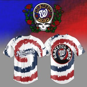 Washington Nationals x Grateful Dead V2 Special Edition Jersey