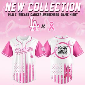 Los Angeles Dodgers x Breast Cancer Awareness V2 Special Edition Jersey
