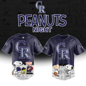 Colorado Rockies x Peanuts Snoopy Special Edition Jersey