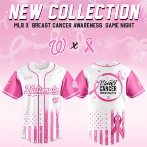 Washington Nationals x Breast Cancer Awareness V2 Special Edition Jersey