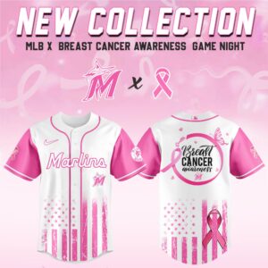 Miami Marlins x Breast Cancer Awareness V2 Special Edition Jersey