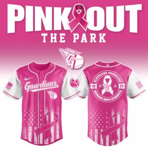 Cleveland Guardians x Pink Out Breast Cancer Special Edition Jersey