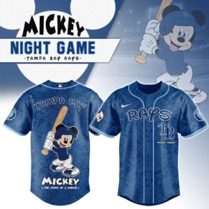 Tampa Bay Rays x Disney Mickey Mouse Night Game Special Edition Jersey