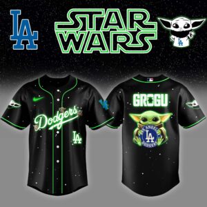Los Angeles Dodgers x Star Wars Grogu Baby Yoda Special Edition Jersey