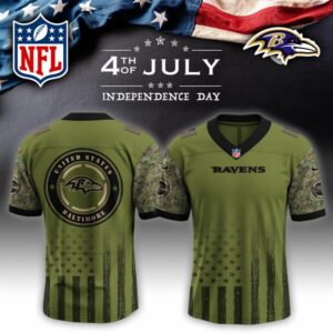 Baltimore Ravens x US Military 4th Of July Special Edition NFL Jersey