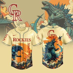 Colorado Rockies x Godzilla Kaiju Special Edition Jersey