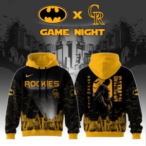 Colorado Rockies x Batman Night Game Special Edition Unisex Hoodie
