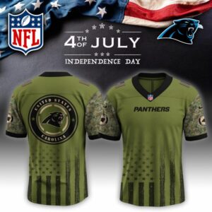 Carolina Panthers x US Military 4th Of July Special Edition NFL Jersey
