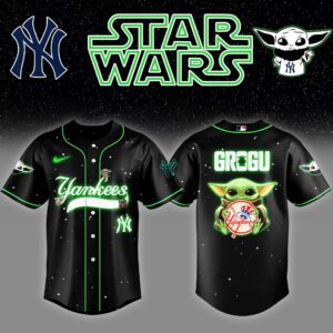 New York Yankees x Star Wars Grogu Baby Yoda Special Edition Jersey