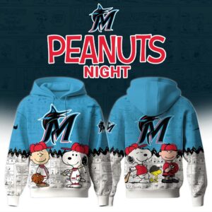 Miami Marlins x Peanuts Snoopy Special Edition Unisex Hoodie