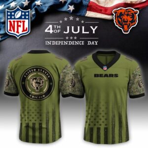 Chicago Bears x US Military 4th Of July Special Edition NFL Jersey