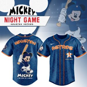 Houston Astros x Disney Mickey Mouse Night Game Special Edition Jersey