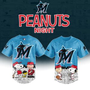 Miami Marlins x Peanuts Snoopy Special Edition Jersey