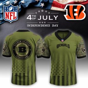 Cincinnati Bengals x US Military 4th Of July Special Edition NFL Jersey