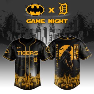 Detroit Tigers x Batman Night Game Special Edition Jersey