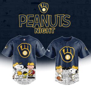 Milwaukee Brewers x Peanuts Snoopy Special Edition Jersey