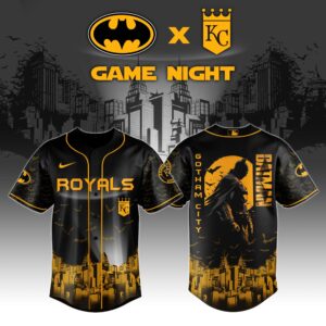 Kansas City Royals x Batman Night Game Special Edition Jersey