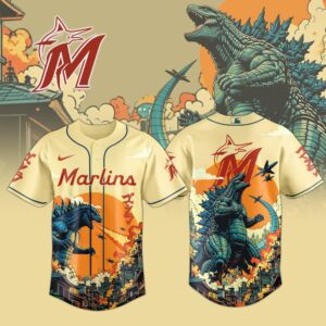 Miami Marlins x Godzilla Kaiju Special Edition Jersey
