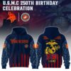 Minnesota Vikings x 250 Years Anniversary US Marine Corps U.S.M.C Special Edition Unisex Hoodie