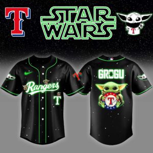 Texas Rangers x Star Wars Grogu Baby Yoda Special Edition Jersey
