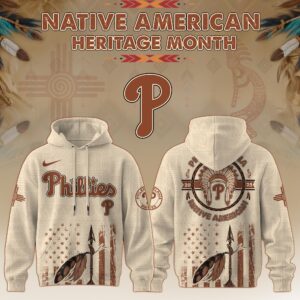 Philadelphia Phillies x Native American Heritage Month Special Edition Unisex Hoodie