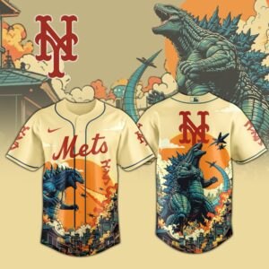 New York Mets x Godzilla Kaiju Special Edition Jersey