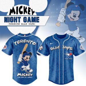 Toronto Blue Jays x Disney Mickey Mouse Night Game Special Edition Jersey