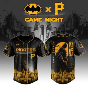Pittsburgh Pirates x Batman Night Game Special Edition Jersey